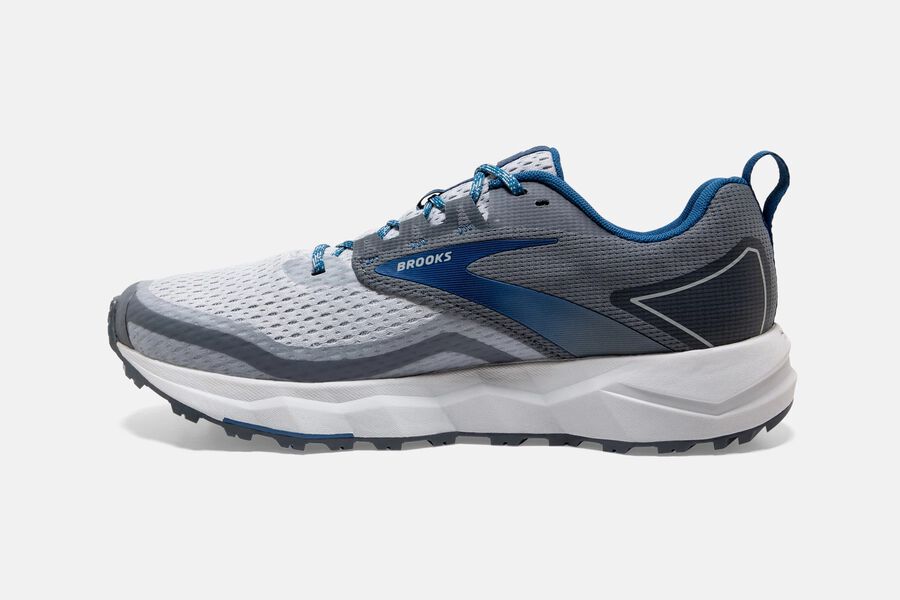 Brooks Running Shoes - Divide 2 Trail Mens - Grey/Blue - FVZ-914802